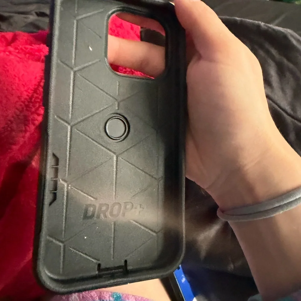 Black Smartphone with Case